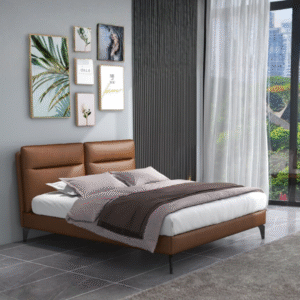 l30 z queen size bed – premium leather upholstered bed (1.5m x 2m)