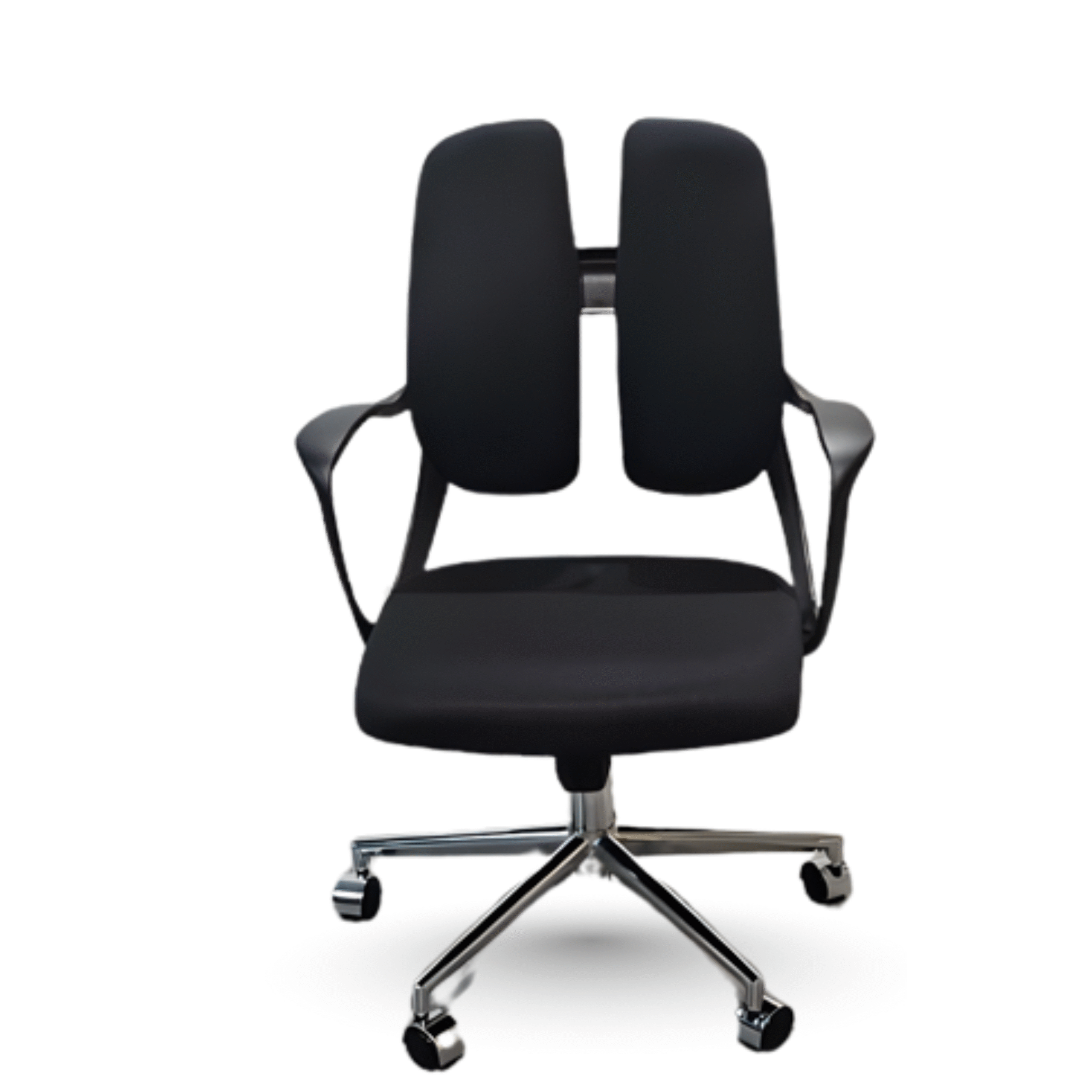 nilo ergonomic office chair with chrome base