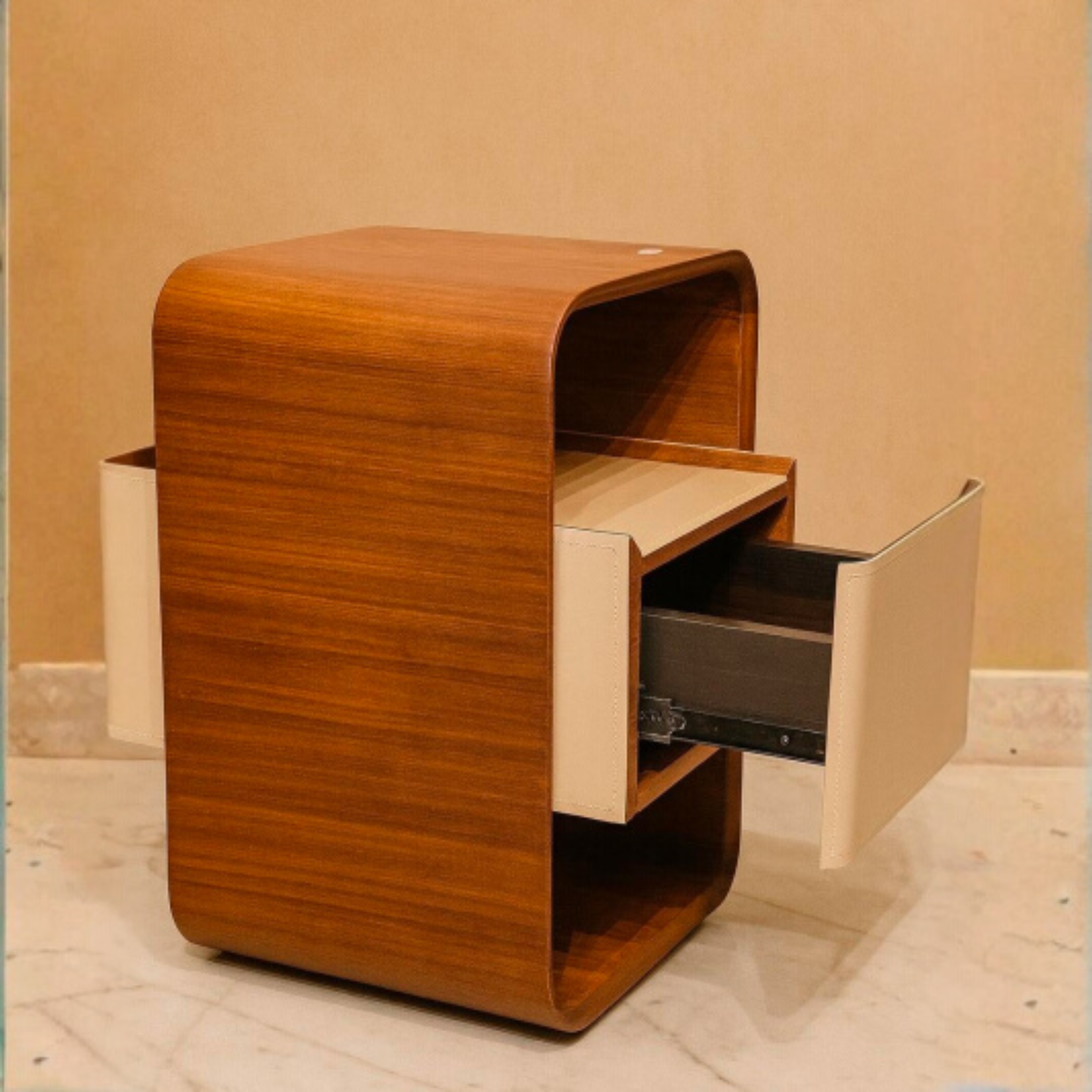 ns c805 contemporary wooden nightstand